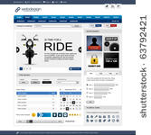web website element design...