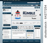 web website element design...