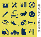 auto car repair service icon...