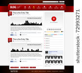 web design website element...