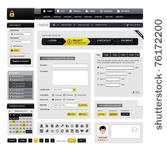 web design website element...