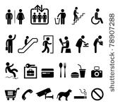 public sign shopping center...