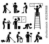 man people cleaning washing...