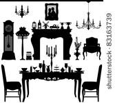 dining area traditional old...