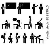 school teacher student class...