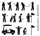golf golfer swing people caddy...