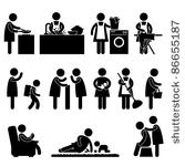 woman wife mother daily routine ...
