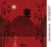 red japan asian oriental...