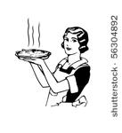 mom's apple pie   retro clip art