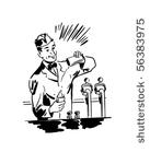 soda jerk   retro clip art