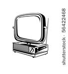 retro tv 2   retro clip art