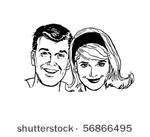 retro people   clip art