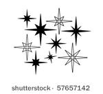 retro stars 7   retro clip art