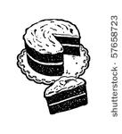 layer cake   retro clip art