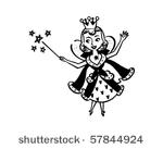fairy housewife   retro clip art