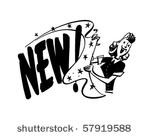 new    ad header   retro clip...