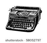 vintage typewriter   retro clip ...