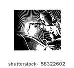 arc welder   retro clip art