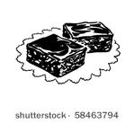 brownies   retro clip art