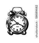 alarm clock   retro clip art
