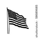 american flag with 48 stars  ...