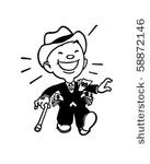 in the money   retro clip art