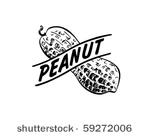 peanut   retro clip art