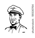 service man 2   retro clip art
