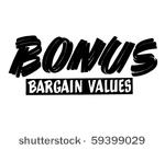 bonus bargain values   ad...