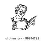 grandma with photo album  ...
