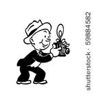 photographer   retro clip art