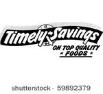 timely savings   ad header  ...