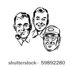 three swell guys   retro clip...