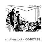 evening at the theater   retro...