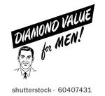 diamond value for men   ad...