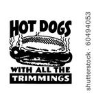 hotdogs   display signage  ...