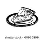 piece of pie   retro clip art