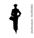 silhouette 5   retro clip art