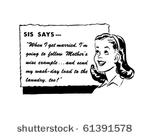 sis says   retro spokesgirl  ...