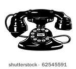 retro telephone 4   clipart...