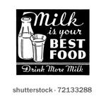 milk is your best food   retro...