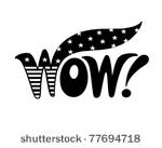 patriotic wow   retro clip art...