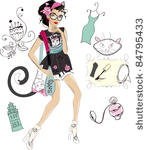 fashion teenage girl