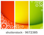 abstract floral background with ...