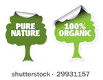 set of tree labels for organic  ...