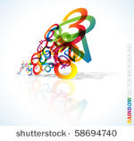 abstract background with...