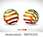 collection of abstract spheres...