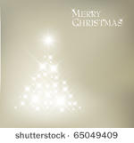 abstract christmas tree made of ...