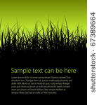 green vector grass background...
