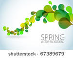 spring abstract floral...